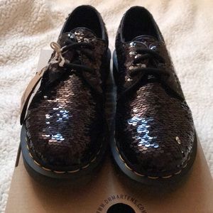 Dr. Martens 1461 Shift Sequins Hydro derby shoes